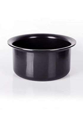 Sumeet Aluminium Tope Cooking Pot Hard Anodised | 0.5 L | 0.5 Qt | 9 Inch | Non-Stick