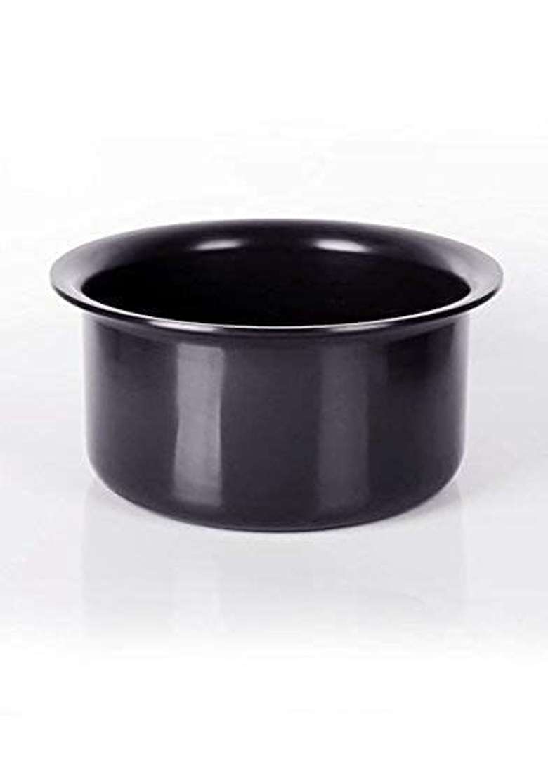Sumeet Aluminium Tope Cooking Pot Hard Anodised | 0.5 L | 0.5 Qt | 9 Inch | Non-Stick - Indya