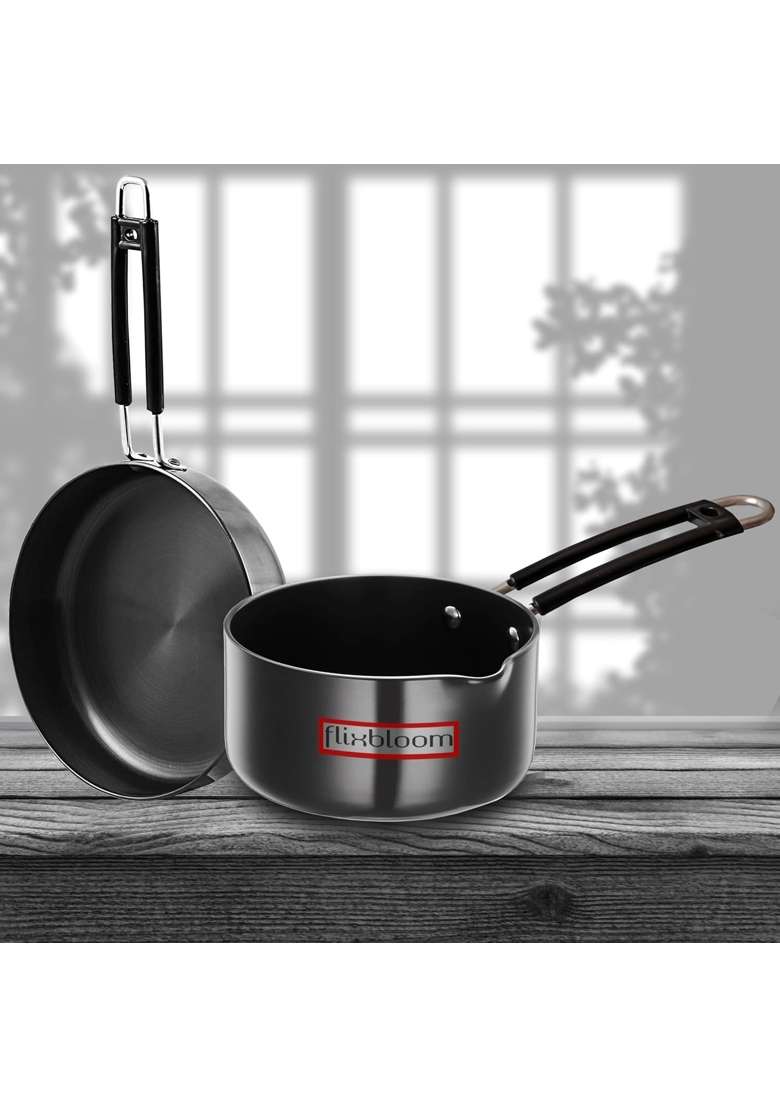 FLIXBLOOM Plus Cook Combo | 1 L | 1.1 Qt | 2-Piece Set | Induction Compatible - Indya