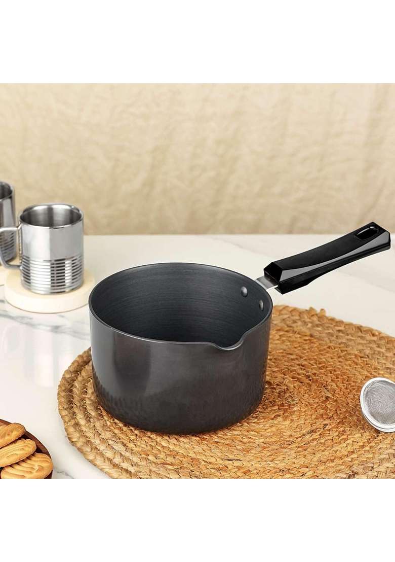 Chakmak Hard Anodized Induction Base Saucepan | 2 L | 2.1 Qt - Indya