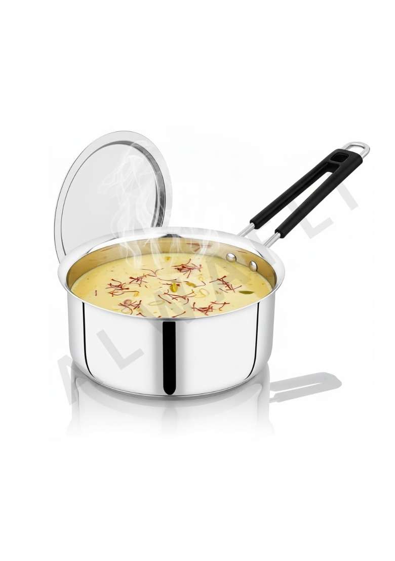 ALWAFLI Stainless Steel Copper Bottom Sauce Pan with Lid | 2 L | 2.1 Qt - Indya
