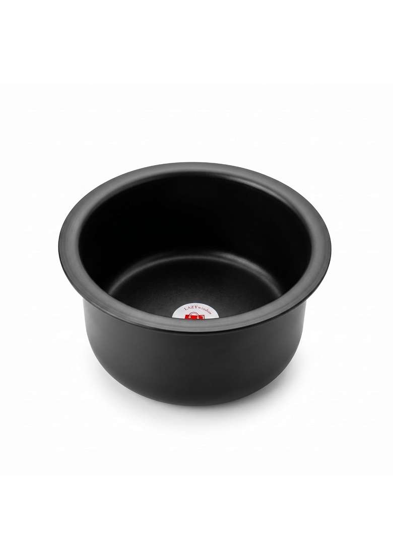 LAZYwindow Hard Anodised Tope | 3 L | 3.2 Qt | Induction Compatible - Indya