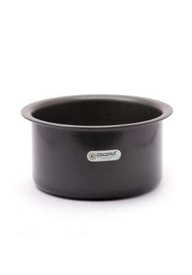 coconut Hard Anodised Tope Cook Pot | 1 L | 1.1 Qt | Induction Compatible