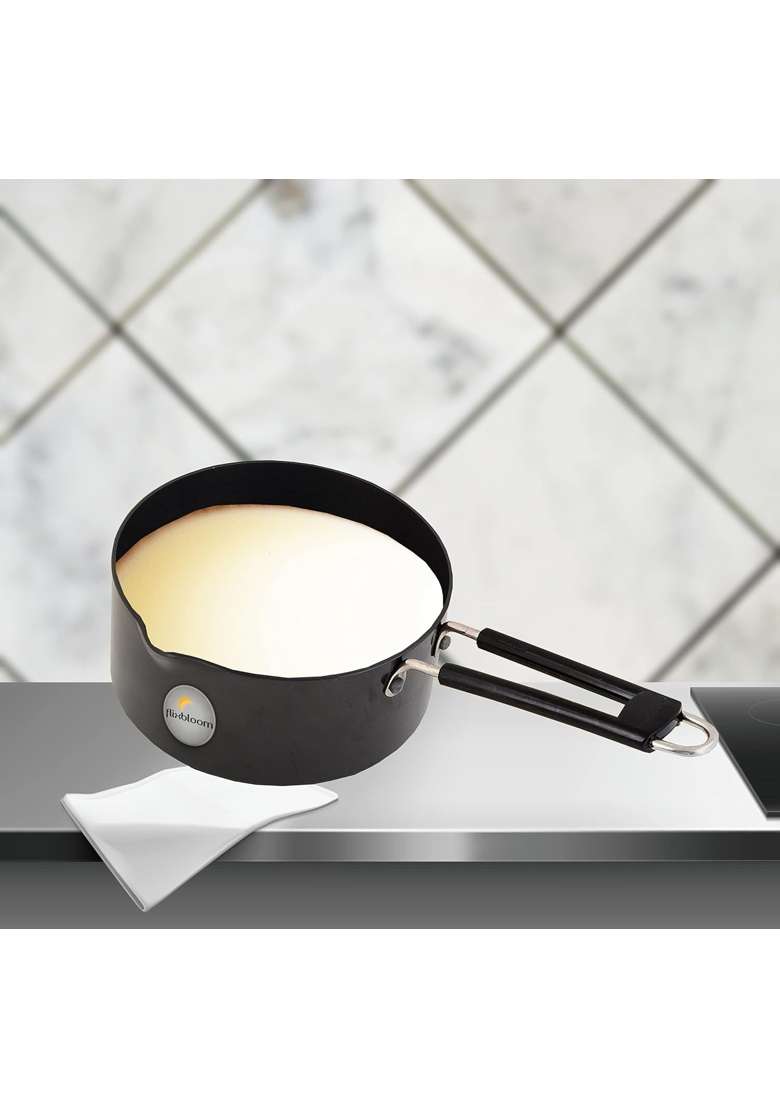 FLIXBLOOM Perfect Plus Kitchen Hard Anodised Gas Stove-top and Induction Base Boiling-Ware | 2.2 L | 2.3 Qt - Indya