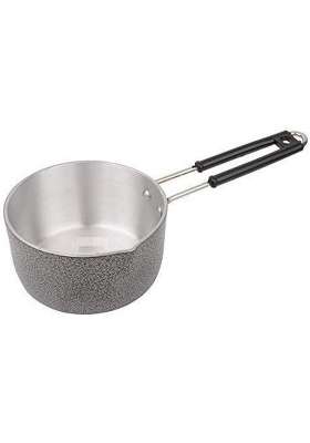 Bartan Star Aluminium Sauce Pan Multipurpose Tea Pan Milk Pan Chaidan with Strong Black PVC | 1000 ml | 33.8 fl oz