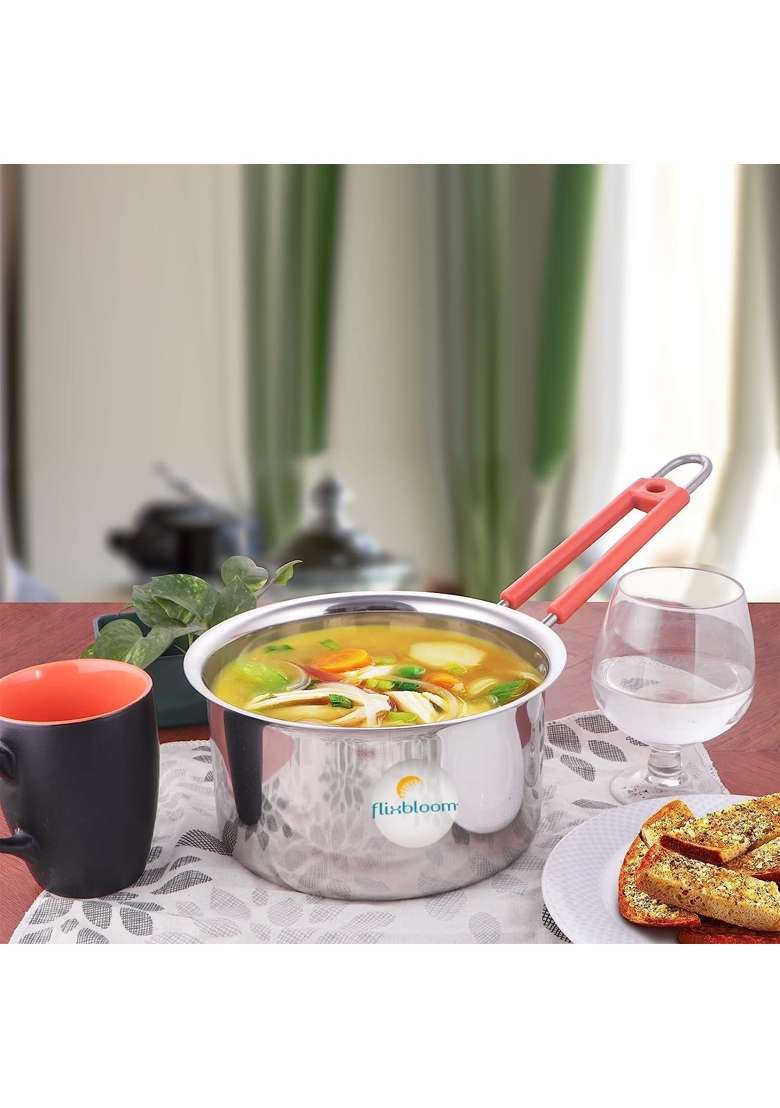 FLIXBLOOM Regular Aluminium Saucepan for Tea | 1 L | 1.1 Qt - Indya