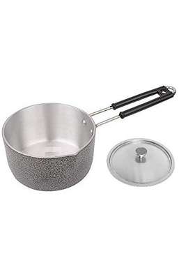 Bartan Star Aluminium Saucepan Tea Pan | 2 L | 2.1 Qt | With Lid