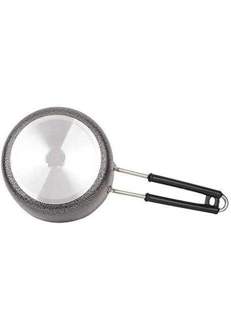 Bartan Star Aluminium Saucepan Tea Pan | 1000 ml | 33.8 fl oz | With Lid - Indya
