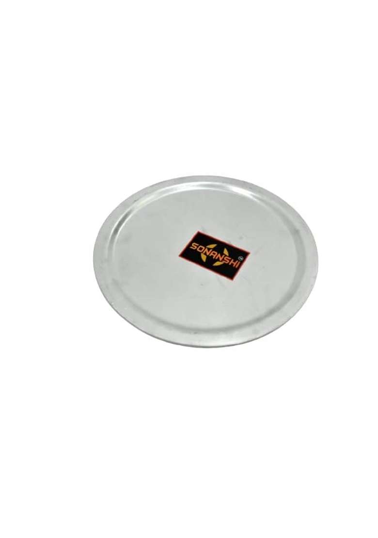Sonanshi Aluminium Bhagona Cooking Pot Patila Tapeli with LID | 1.5 L | 1.6 Qt - Indya