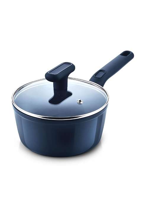 BERGNER Jade | 1.8 L | 1.9 Qt | 18 cm | 7.1 Inch | Induction Compatible | PFOA Free | Non-Stick | With Lid