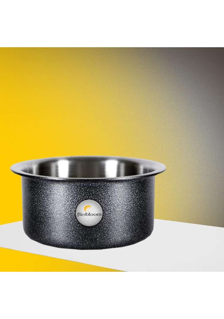 FLIXBLOOM Splendid Black Hard Andoised Induction Base Cookware Set | 1.5 L | 1.6 Qt - Indya