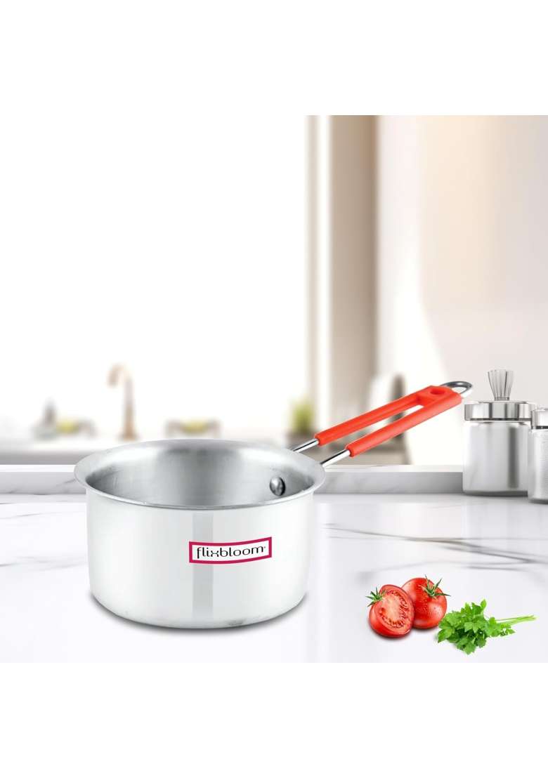 FLIXBLOOM Perfect Kitchen Aluminium Saucepan for Tea | 3 L | 3.2 Qt - Indya