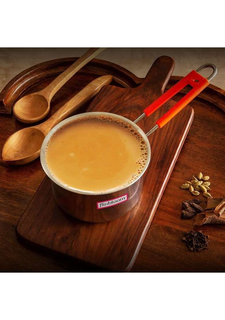 FLIXBLOOM Perfect Kitchen Aluminium Saucepan for Tea | 3 L | 3.2 Qt - Indya