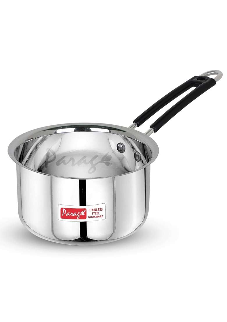 Parage Stainless Steel Sauce Pan | 1.75 L | 1.8 Qt | Induction Compatible - Indya