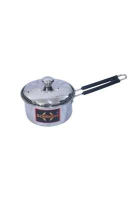 Sonanshi Heavy Stainless Steel Sauce Pan Tea Pan with LID | 2 L | 2.1 Qt