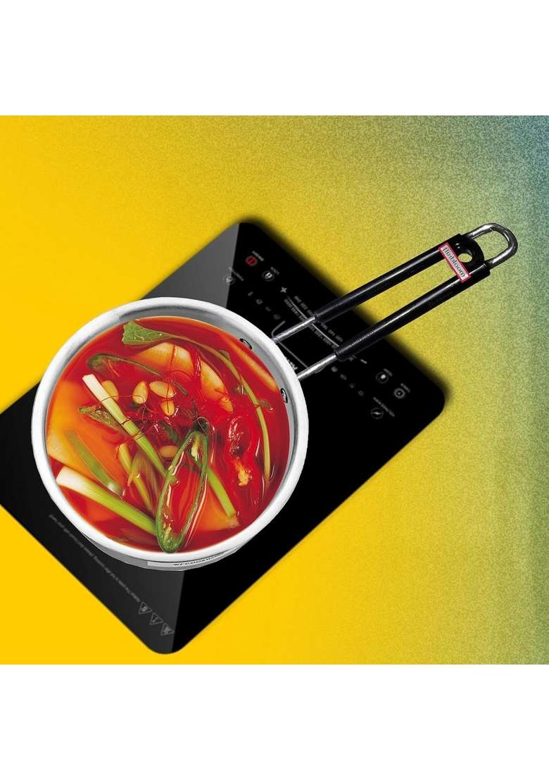 FLIXBLOOM Heavy Gauge Stainless Steel Saucepan Tea Pan | 3 L | 3.2 Qt | Induction Compatible - Indya