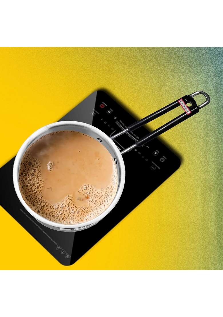 FLIXBLOOM Heavy Gauge Stainless Steel Saucepan Tea Pan | 3 L | 3.2 Qt | Induction Compatible - Indya