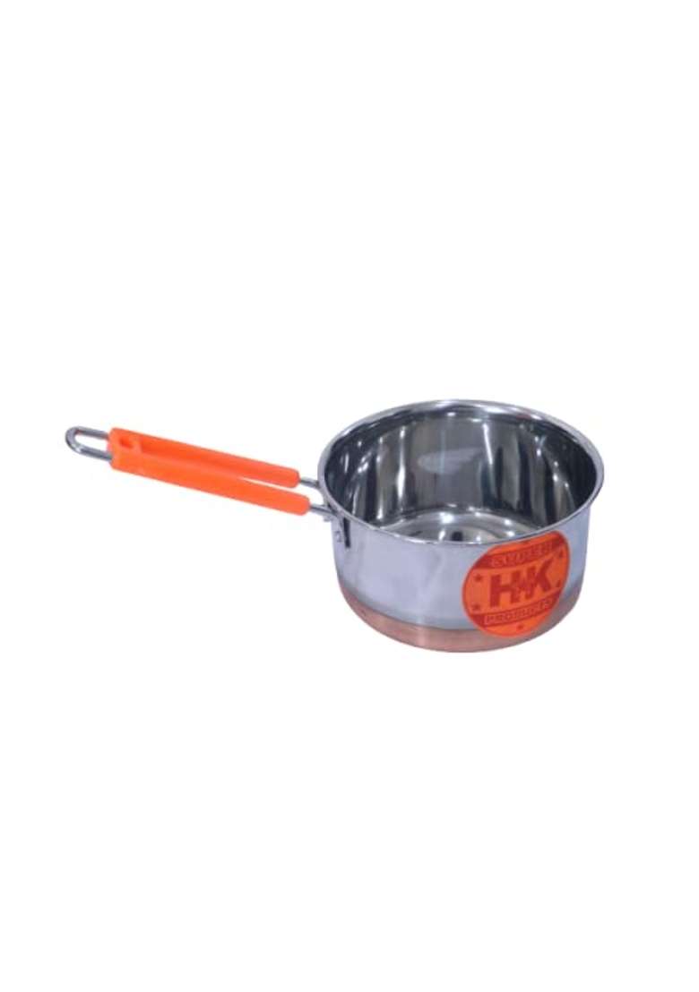 Super HK Copper Bottom Stainless Steel Sauce Pan Milk Pan Tea Pan | 1 L | 1.1 Qt - Indya