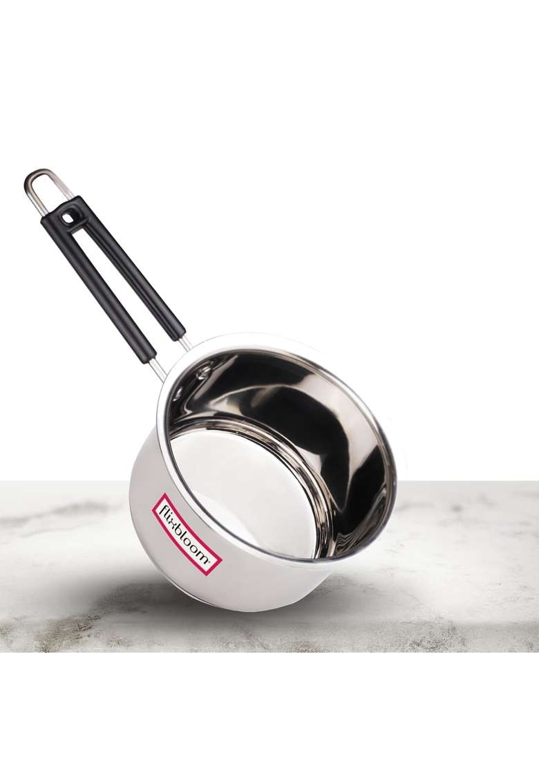 FLIXBLOOM Remarkable Stainless Steel with Triply Bottom Induction Base and LPG Gas Stove | 2 L | 2.1 Qt - Indya