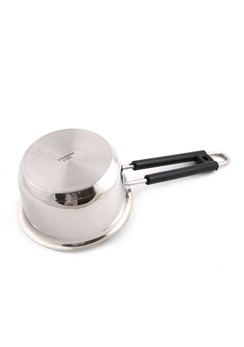 FLIXBLOOM Perfect Heavy Gauge Stainless Steel Saucepan Tea Milk Pan | 2.5 L | 2.6 Qt | Induction Compatible - Indya
