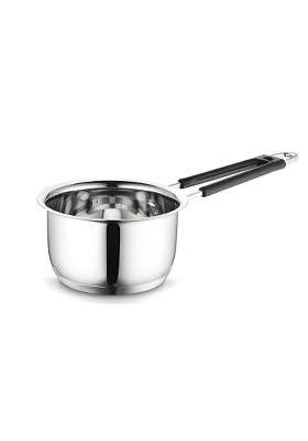 FLIXBLOOM Glossy Stainless Steel Premium Sauce Pan | 800 ml | 27.1 fl oz | Induction Compatible