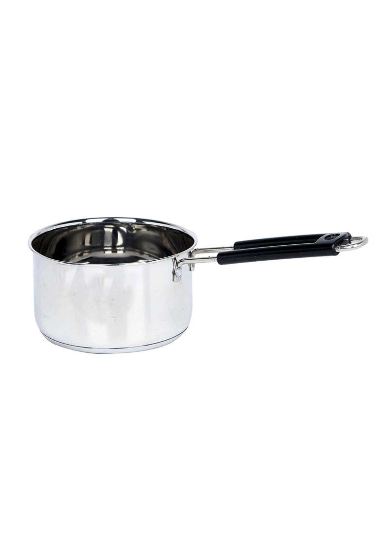 Super HK Stainless Steel Induction and Gas Compatible Heavy Base Sauce Pan for Cooking | 1.5 L | 1.6 Qt - Indya