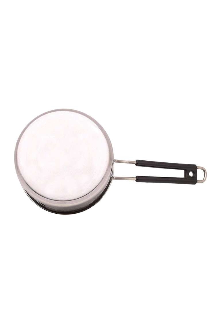 Super HK Stainless Steel Induction and Gas Compatible Heavy Base Sauce Pan for Cooking | 1.5 L | 1.6 Qt - Indya