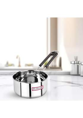 FLIXBLOOM Ambit Stainless Steel Induction Base Triply-Bottom | 2 L | 2.1 Qt