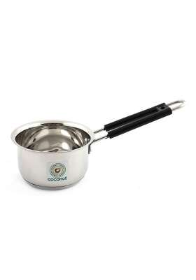 coconut Stainless Steel Mirror Finish Sauce Pan | 0.5 L | 0.5 Qt | Induction Compatible | Rust Resistant