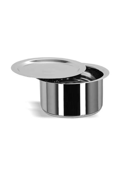 AAYU CRAFT KITCHENWARE FOR LIFE Stainless Steel Tope Cooking Pot Induction Bottom | 3 L | 3.2 Qt