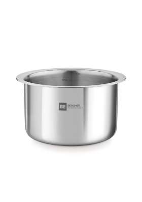 BERGNER BE Essentials Tri-Ply Stainless Steel | 3.5 L | 3.7 Qt | 20 cm | 7.9 Inch | Induction Compatible | Non-Toxic
