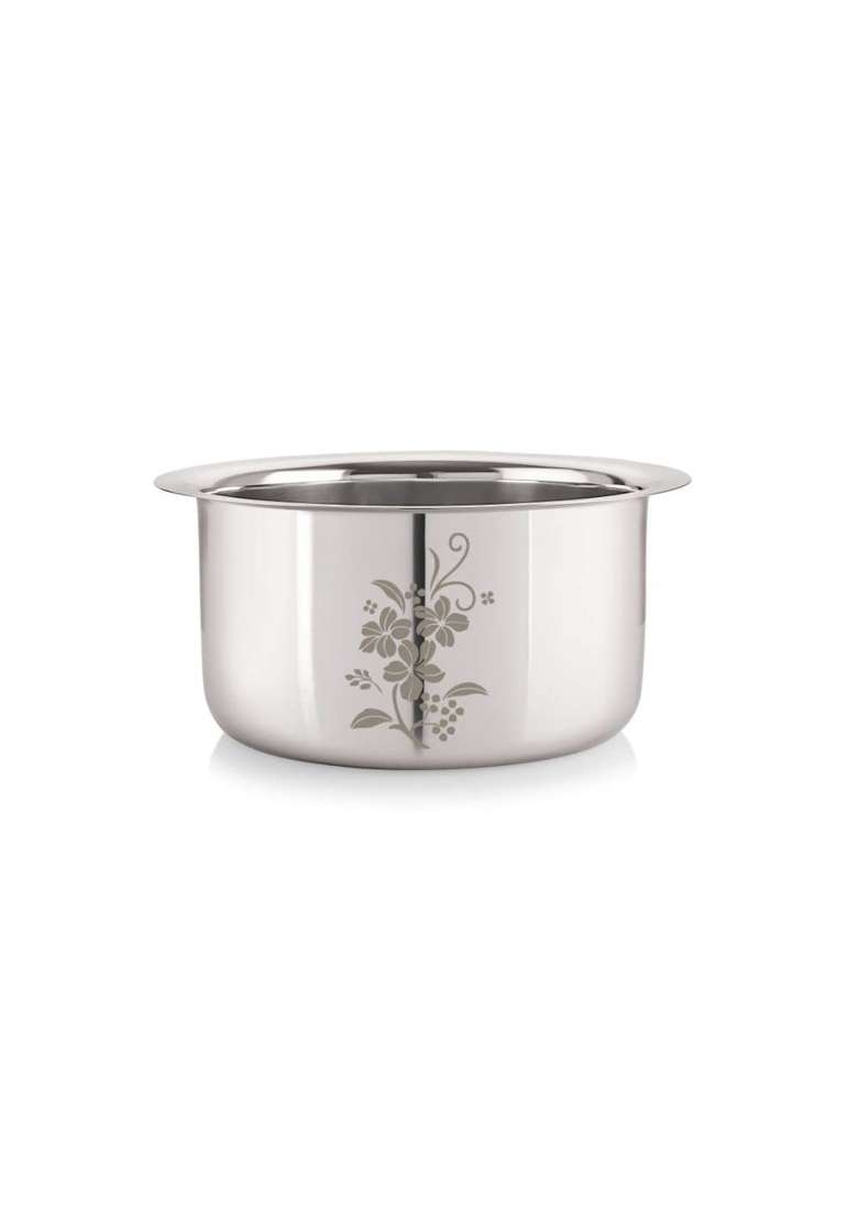neelam Stainless Steel 12 22 Gauge | 1950 ml | 65.9 fl oz | Induction Compatible - Indya