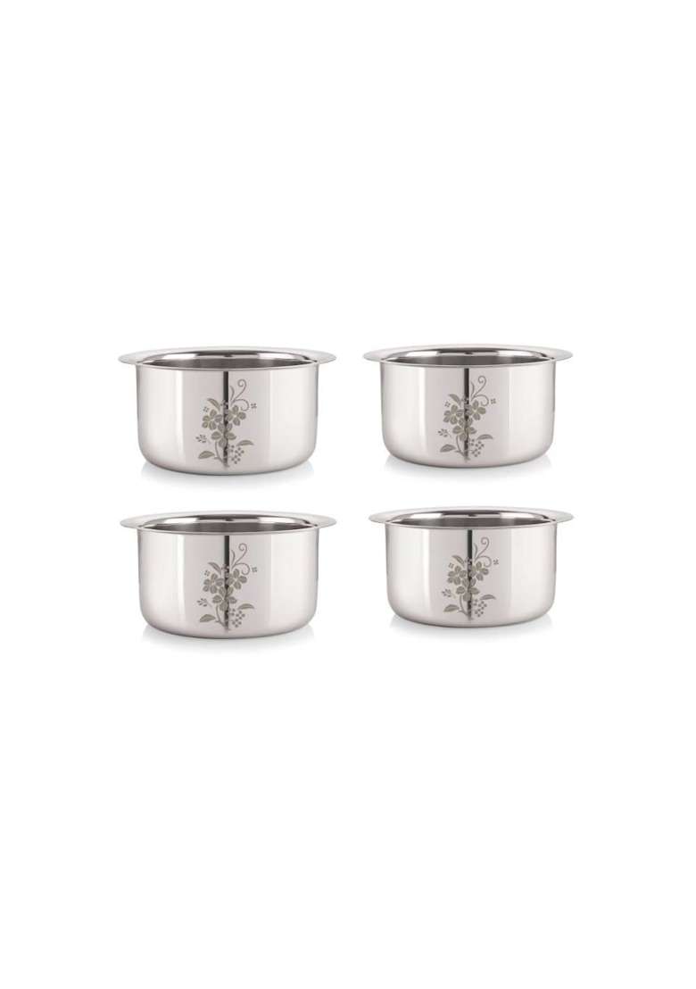 neelam Stainless Steel 12 22 Gauge | 1950 ml | 65.9 fl oz | Induction Compatible - Indya