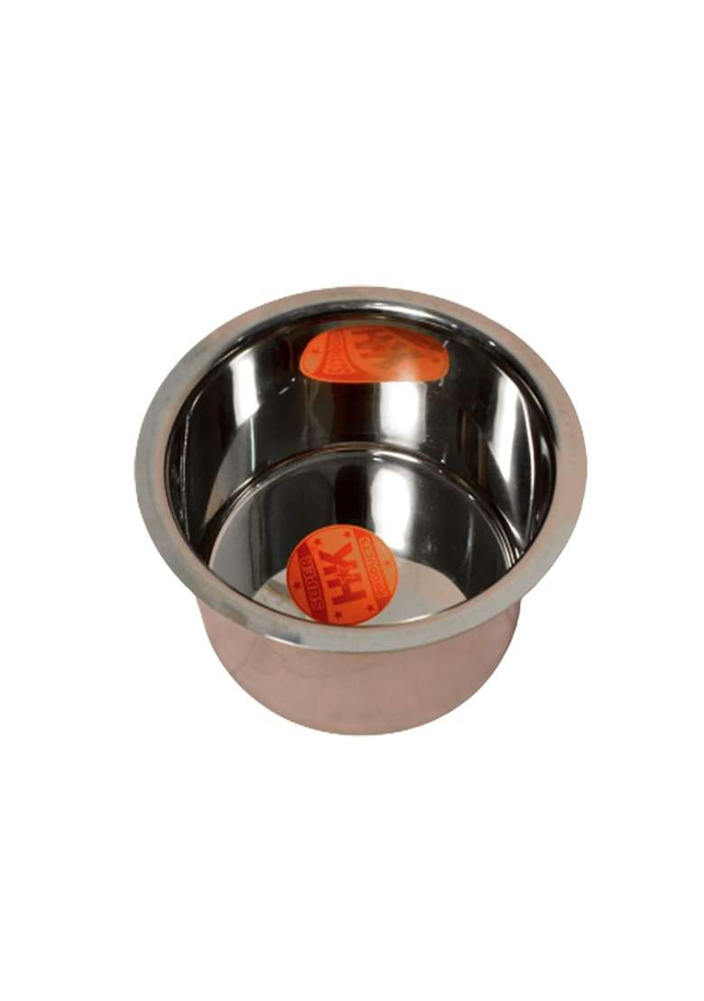 Super HK Patila Cooking Pot Bhagona Tapeli Tope Stainless Steel with Dhakkan | 5 L | 5.3 Qt - Indya