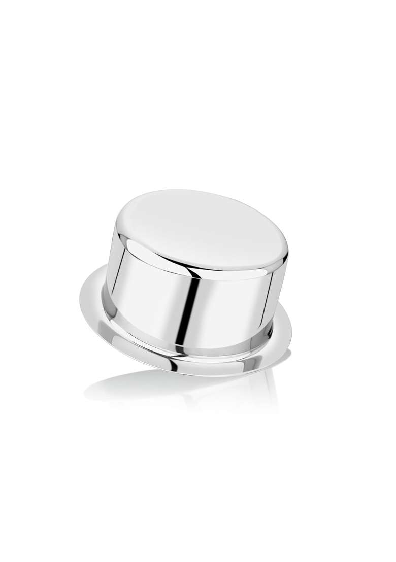 Vinod Brand Stainless Steel Flat Bottom Cooking Tope Cooking Pot | 500 ml | 16.9 fl oz | 14 cm | 5.5 Inch | Induction Compatible | Food Safe - Indya
