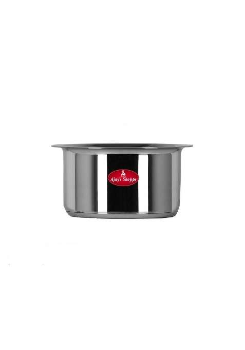 Ajay's Shoppe Stainless Steel Patila | 0.5 L | 0.5 Qt | Induction Compatible | Food Safe