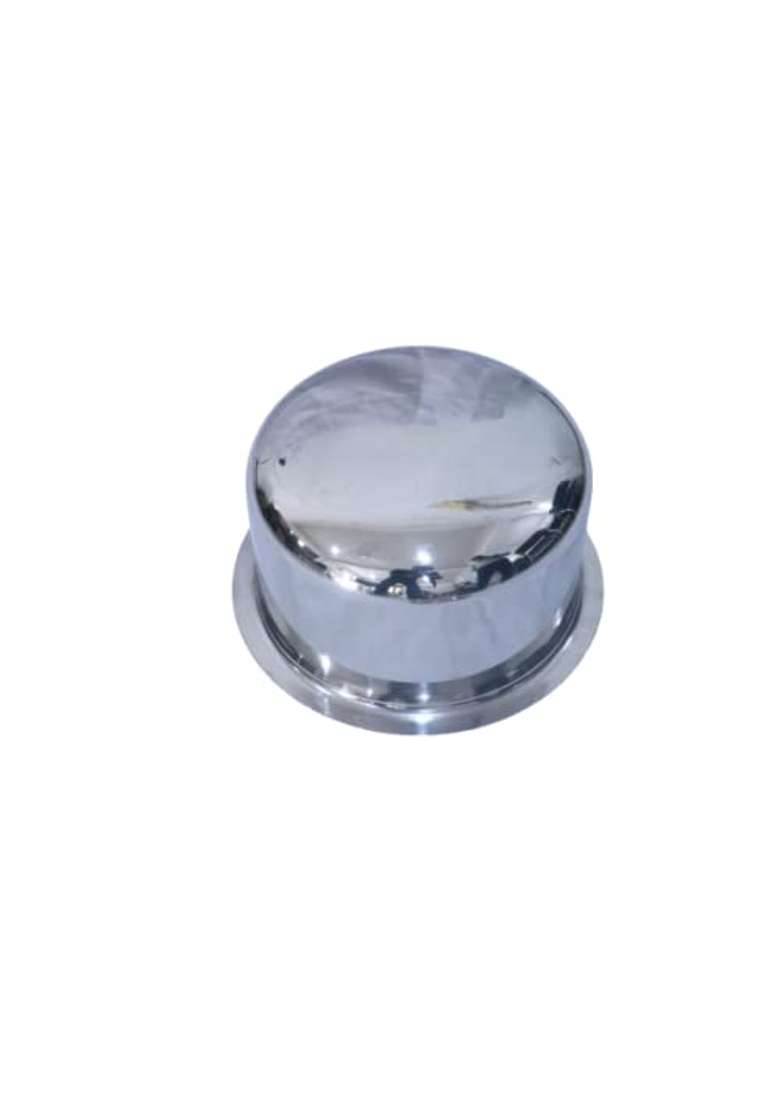 Super HK Round Bottom Patila Cooking Pot Bhagona Tapeli Stainless Steel with LID | 0.5 L | 0.5 Qt - Indya