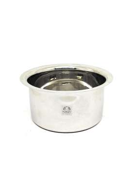 NYRA Stainless Steel Tope Induction Compatible Patila Heavy Gauge Flat Bottom | 1.6 L | 1.7 Qt