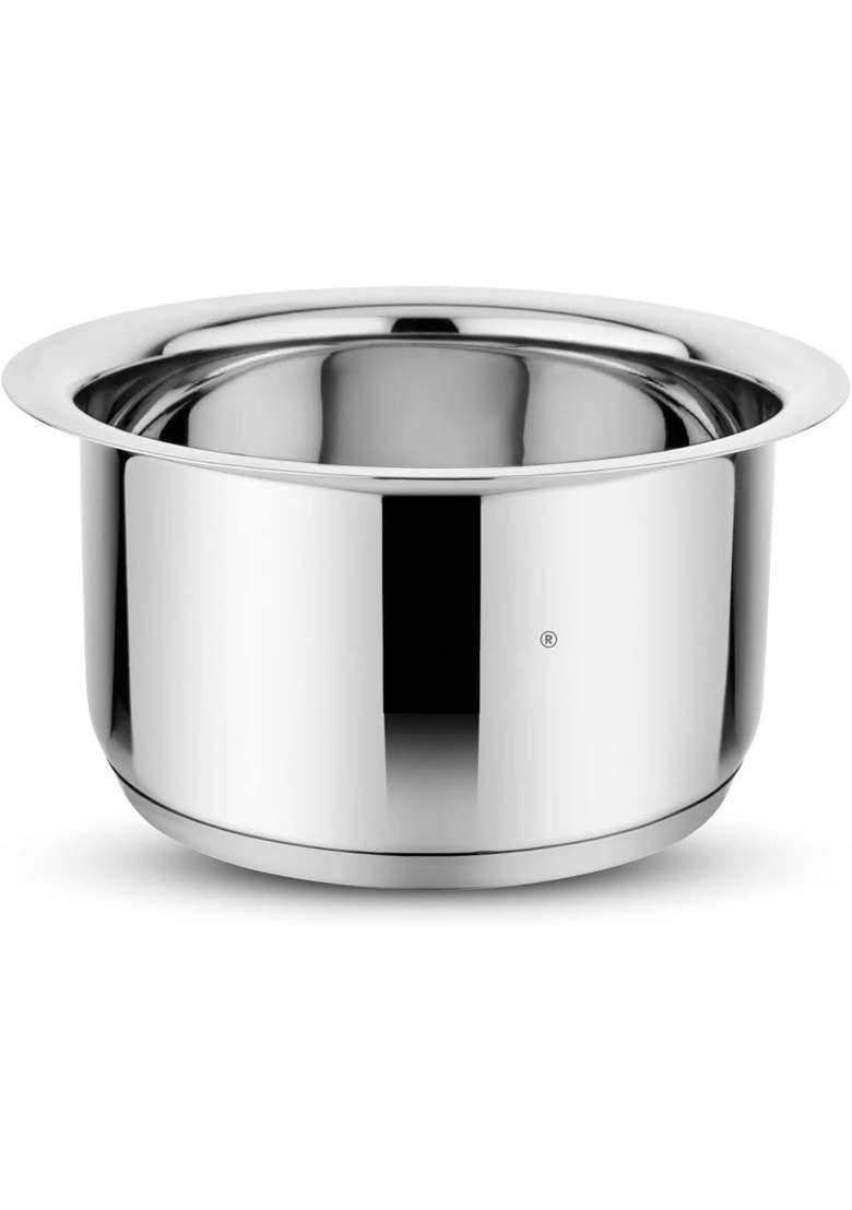 Bartan Star Stainless Steel Induction Friendly Bagona Patila Pot | 1.5 L | 1.6 Qt - Indya