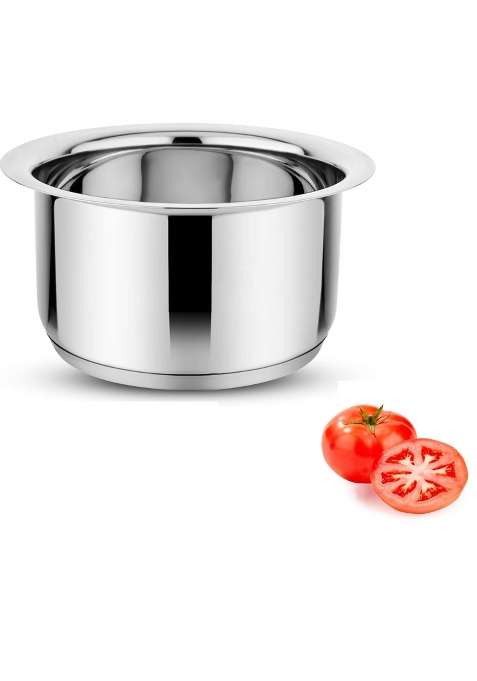 Bartan Star Stainless Steel Induction Friendly Bagona Patila Pot | 1.5 L | 1.6 Qt
