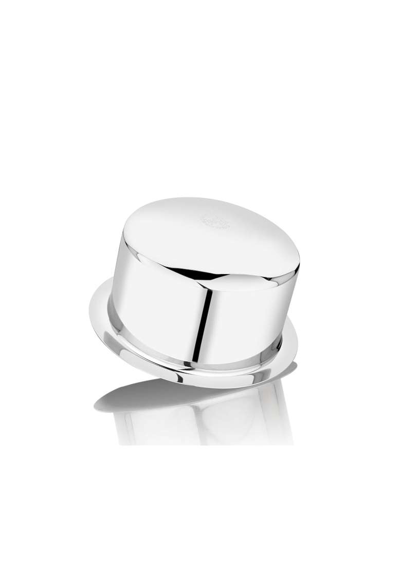 Vinod Stainless Steel Round Bottom Cooking Tope Cooking Pot with Lid | 4000 ml | 135.3 fl oz | 23 cm | 9.1 Inch | Food Safe | Rust Resistant - Indya