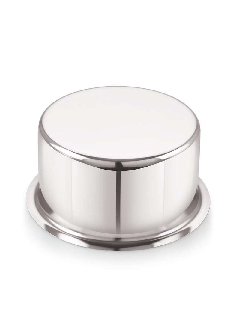 Super HK Patila Cooking Pot Bhagona Tapeli Stainless Steel | 2.5 L | 2.6 Qt - Indya