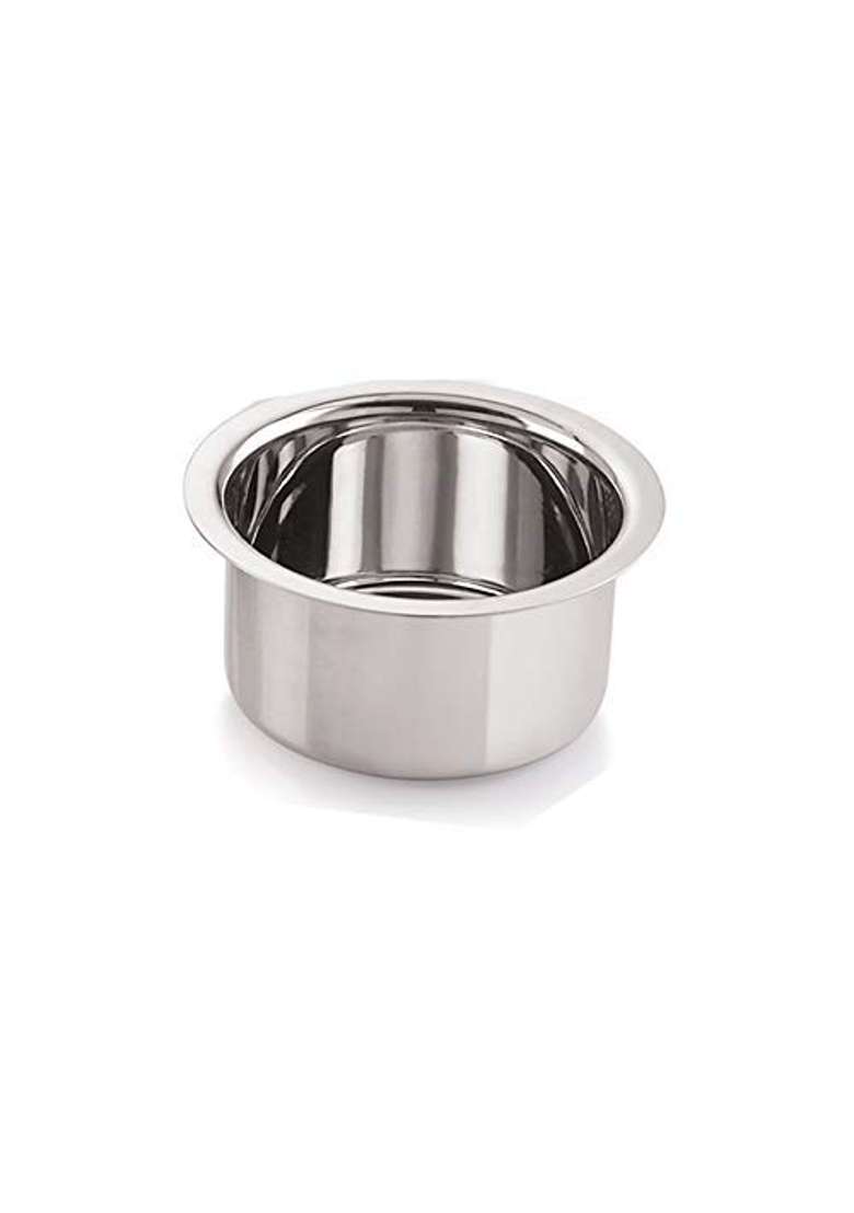 Super HK Patila Cooking Pot Bhagona Tapeli Stainless Steel | 2.5 L | 2.6 Qt - Indya