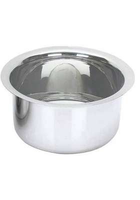 Bartan Star Stainless Steel Patila Cooking Pot | 4000 ml | 135.3 fl oz