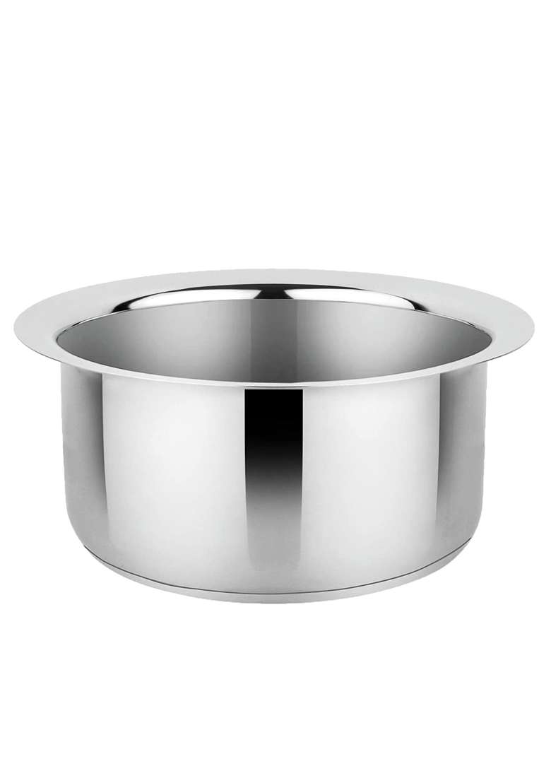 KITCHEN CLUE Stainless Steel Tope Set Milk Pot-Pan I Induction Base and Gastove Compatible I I | 1.6 L | 1.7 Qt | Tri-Ply - Indya