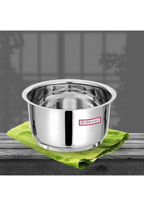 FLIXBLOOM Select Classic Kitchen Stainless Steel Induction Base | 1 L | 1.1 Qt | Tri-Ply