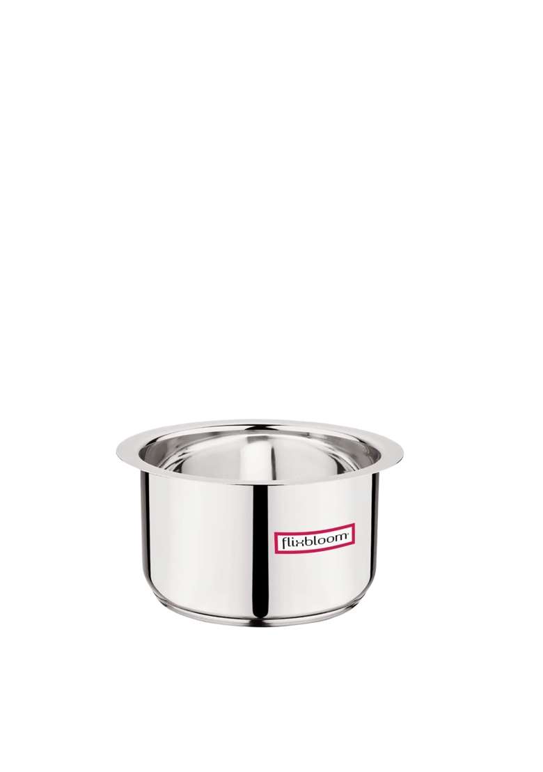 FLIXBLOOM Native Stainless Steel TriPly | 0.5 L | 0.5 Qt | Induction Compatible - Indya
