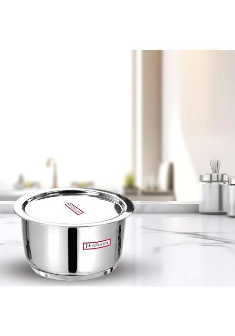 FLIXBLOOM Select Stainless Steel TriPly | 0.5 L | 0.5 Qt | Induction Compatible | With Lid