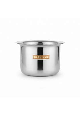 FLIXBLOOM Classy Kitchen Cookware Stainless Steel TriPly Thick Gauge Body Induction Base | 1.5 L | 1.6 Qt