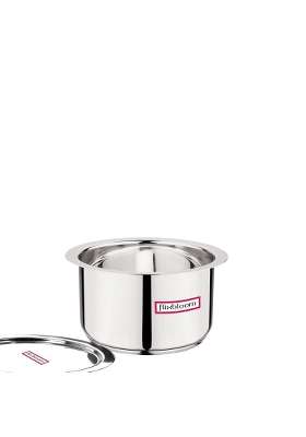 FLIXBLOOM Native Stainless Steel TriPly | 0.5 L | 0.5 Qt | Induction Compatible | With Lid